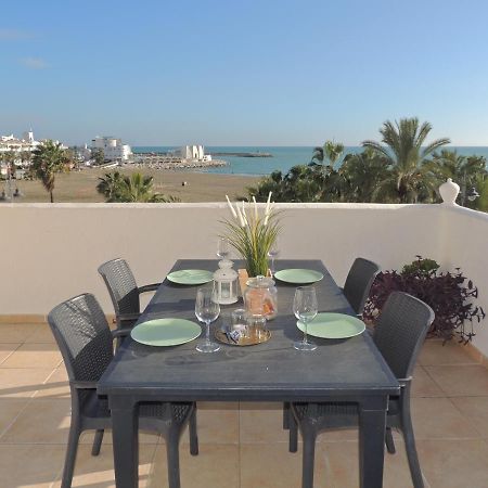 Ole Playa 5A Beach Front - A Pie De Playa, Sea Views - Vistas Al Mar, Puerto Marina เบนัลมาเดนา ภายนอก รูปภาพ